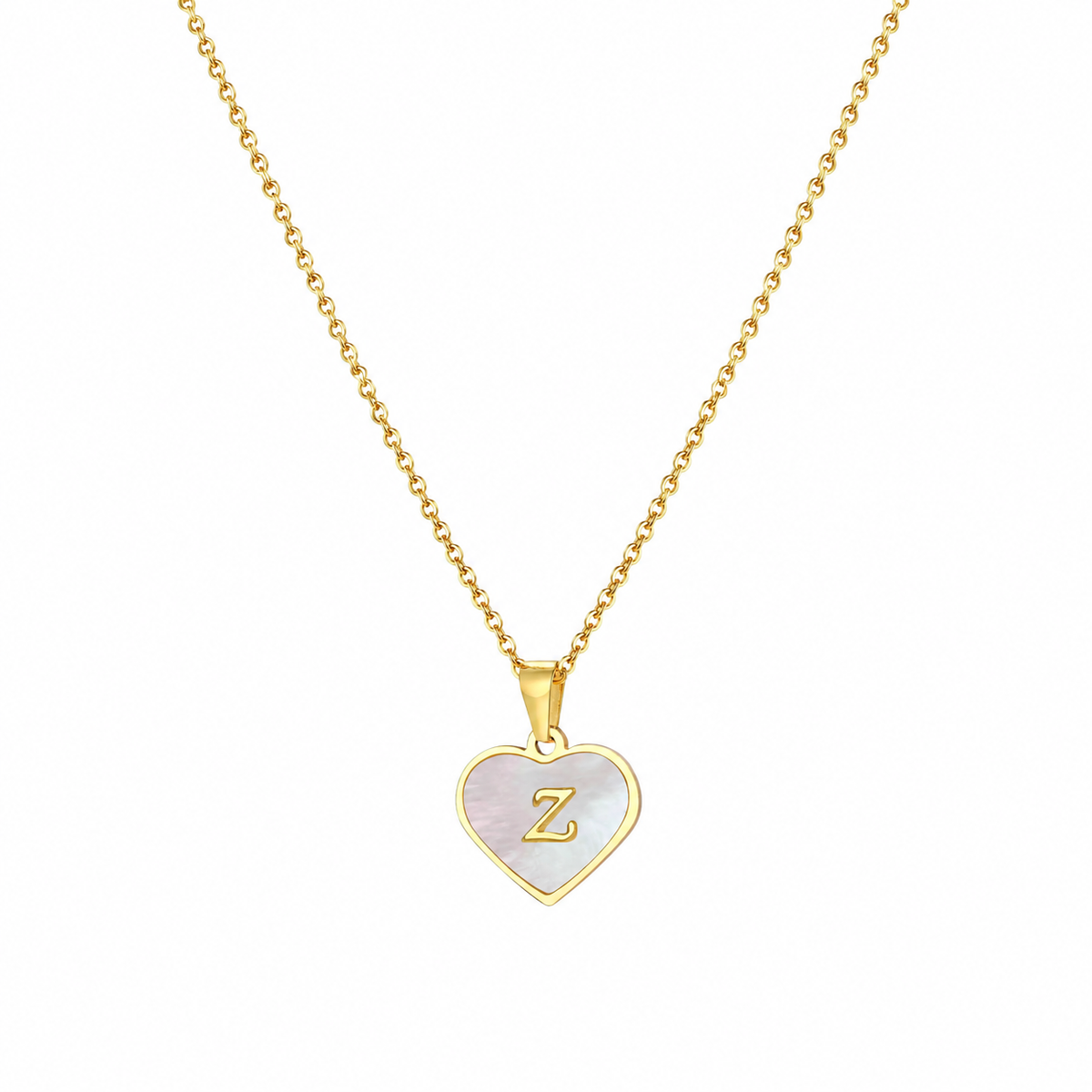 Ivory Love Letter Heart Necklace