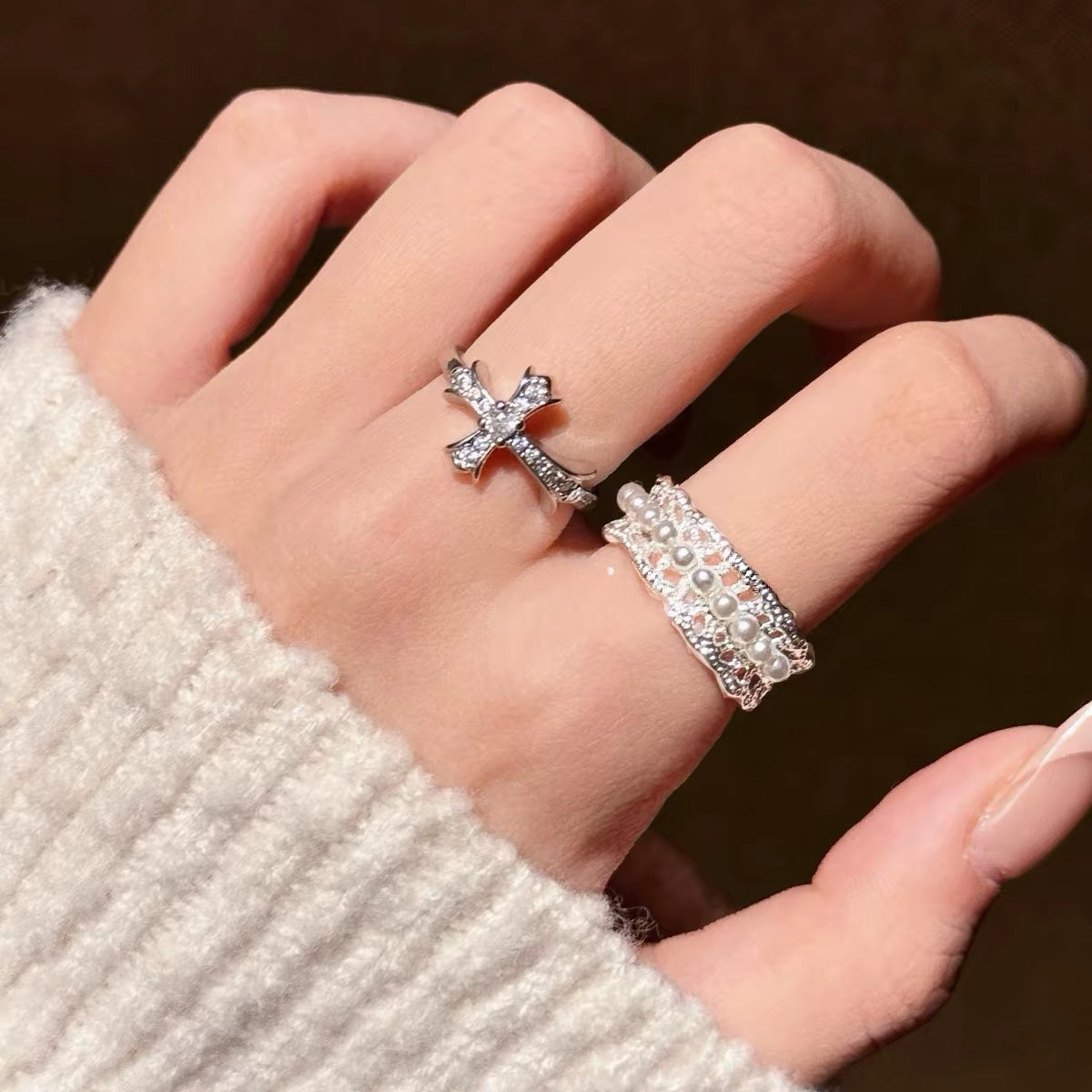 Lace Story Ring Set