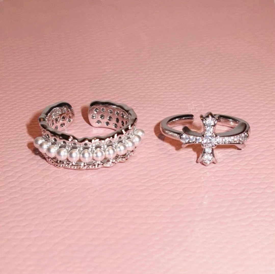 Lace Story Ring Set