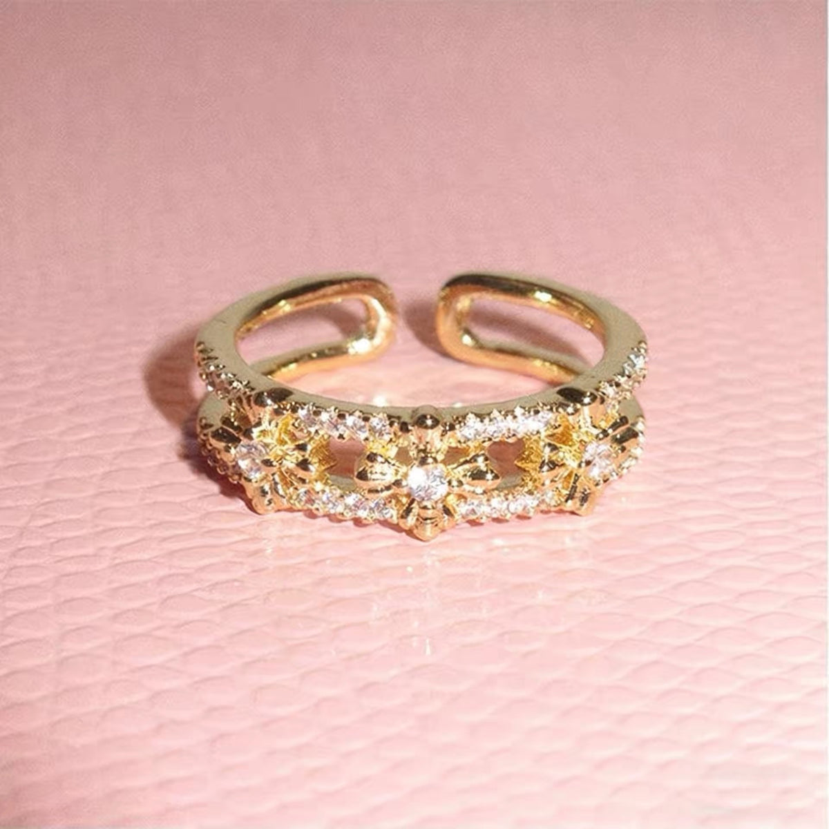 Starry Halo Ring Set